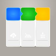 Design template for infographic banners or website N4