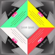Info graphic Background with Arrows N5