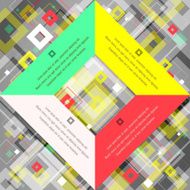 Info graphic Background with Squares N2