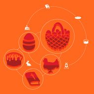 easter flat infographic N45