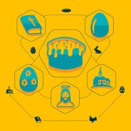 easter flat infographic N48