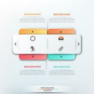Modern infographics options banner N348