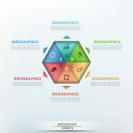 Modern infographics options banner N349