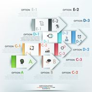 Modern infographics options banner N352
