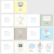 Set of Flyer Brochure Design Templates for Business