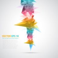 Vector Triangles pattern background N4