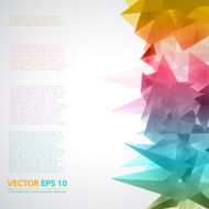 Vector Triangles pattern background N5
