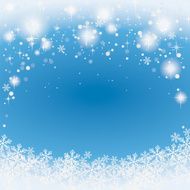 Snow Stars Background