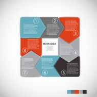 Infographic Templates for Business Vector Illustration N754