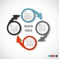 Infographic Templates for Business Vector Illustration N764