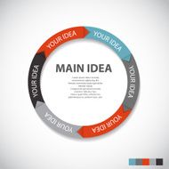 Infographic Templates for Business Vector Illustration N773