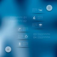 ecology infographic with unfocused background N33