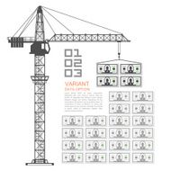 Crane loading Dollars