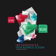 Vector fresh business abstract infographic N185