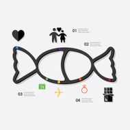 Valentine&#039;s Day infographic N42