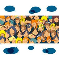 Icon flat person element design