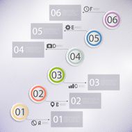 Abstract infographic pattern for business template vector