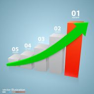 Arrows business growth Vector N2