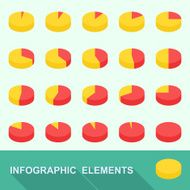 Infographic elements - circle diagrams N2