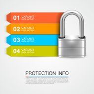 Padlock icon keyhole