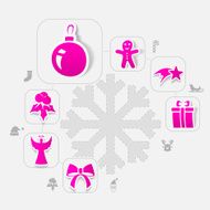 Christmas sticker infographic N38