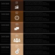 Business infographic design N135