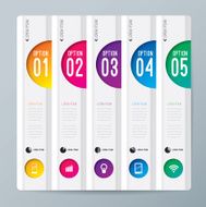 Infographics vector design template N187