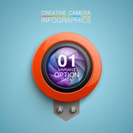 Photography camera icon background