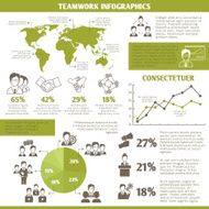 Teamwork business infographic N3