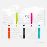 Set of Timeline Infographic Design Templates N12