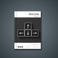 Vector flyer or banner Brochure template design N10