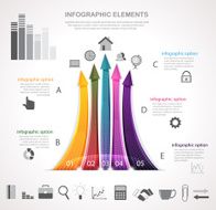 Arrows infographic