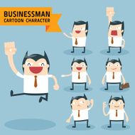 set of businessman characters poses N15