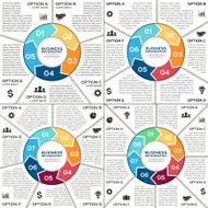 Infographic diagram presentation graph set N2