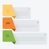 Vector modern infographic background N11