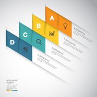 Business infographics template Vector illustration N11