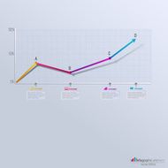 Business circle infographic template N5