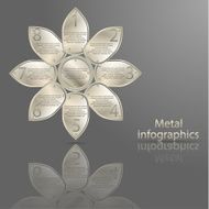infographics in metal style