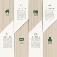 modern paper folding concept infographic elements