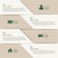 modern paper folding concept infographic elements N2