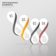 modern colorful infinity symbol infographic elements