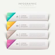 coloful modern design banners template infographic