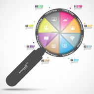 Infographics vector design template N189
