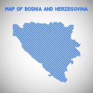 Map of Bosnia and Herzegovina N2