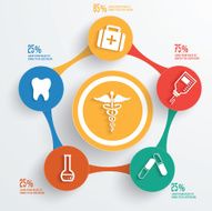 Medical design clean vector
