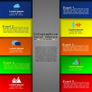 Modern infographics design template Vector N2