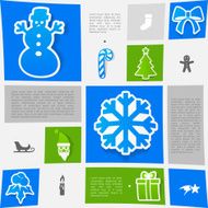 Christmas sticker infographic N45