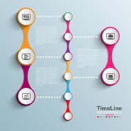 Infographics vector design template N190