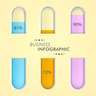 Colorful layout for business infographic N2