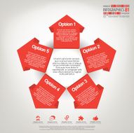 Minimal infographic template N27